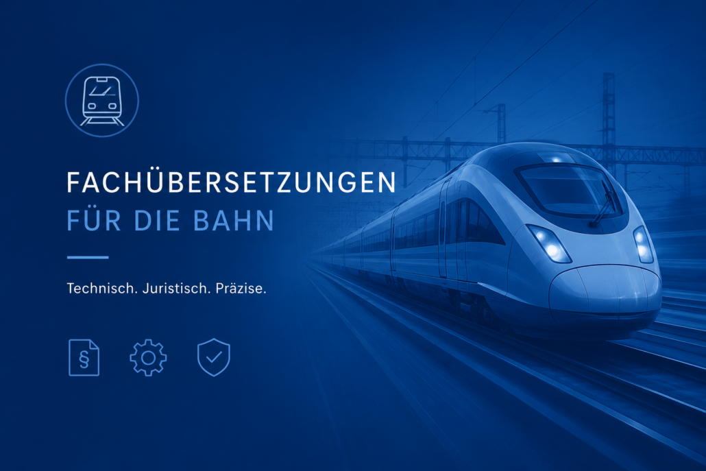 Fachübersetzungen für die Bahn Italienisch Deutsch, Übersetzungen im Eisenbahnwesen