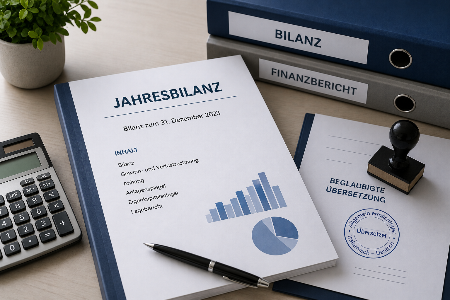 Jahresbilanz übersetzen Italienisch Deutsch – professionelle Übersetzung von Finanzunterlagen