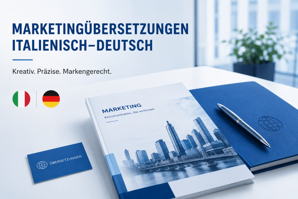 Marketingübersetzungen Italienisch Deutsch für Webseiten, Werbung und internationale Kommunikation