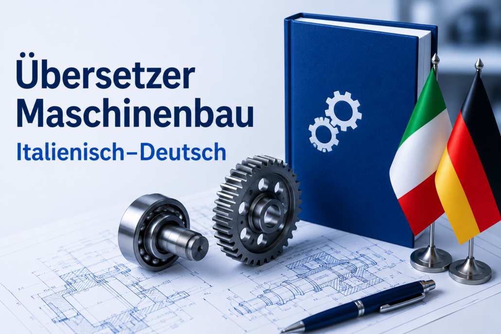 Übersetzer Maschinenbau Italienisch Deutsch, Übersetzung Maschinenbau