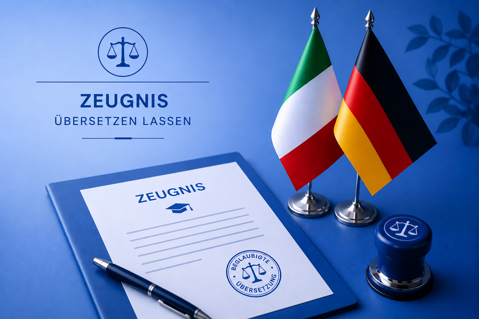 Zeugnis übersetzen lassen