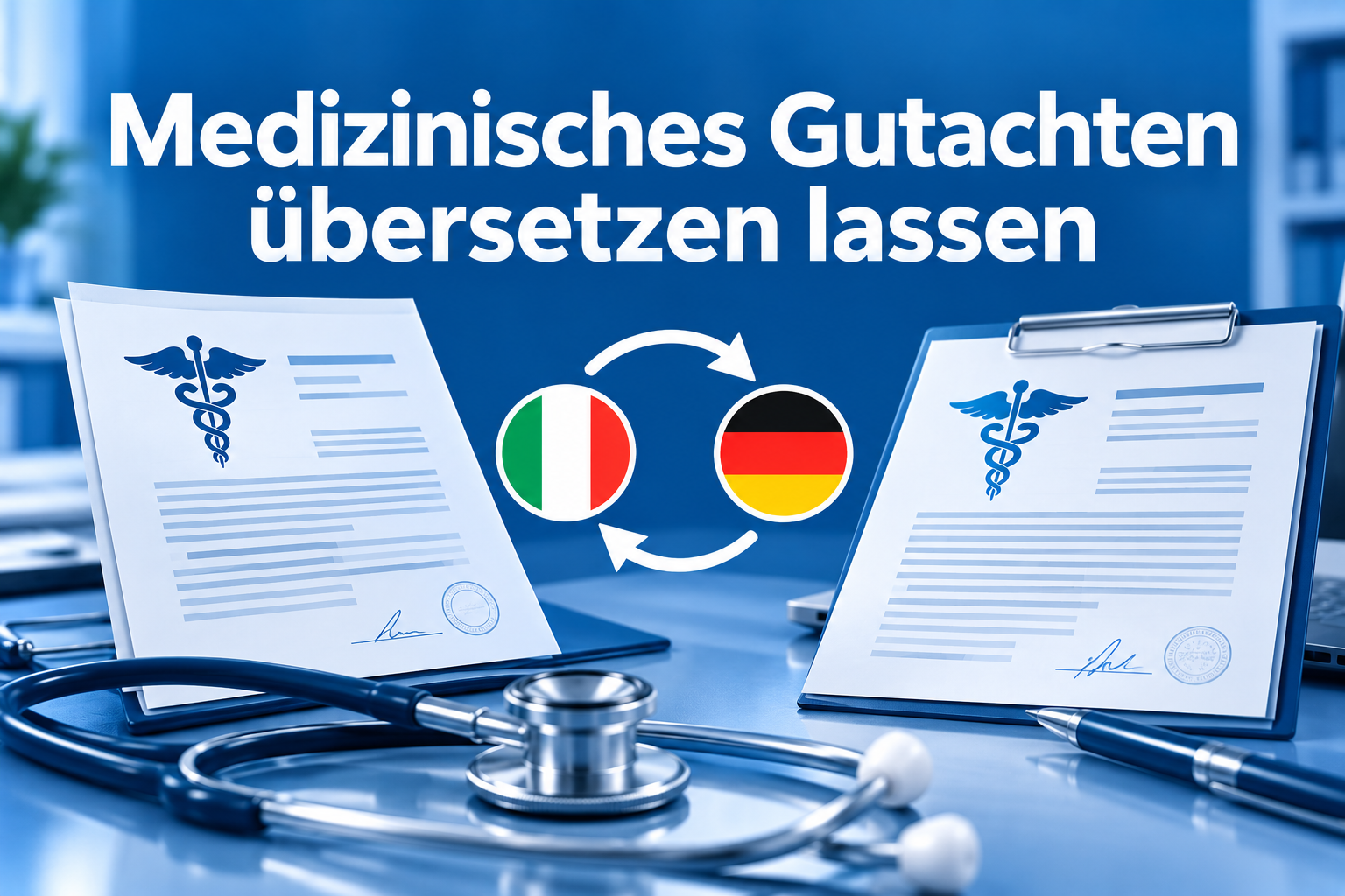 Medizinisches Gutachten übersetzen lassen – Italienisch Deutsch